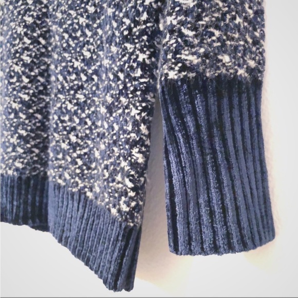 PHILLIP LIM velour sweater navy white rare soft - Picture 5 of 8